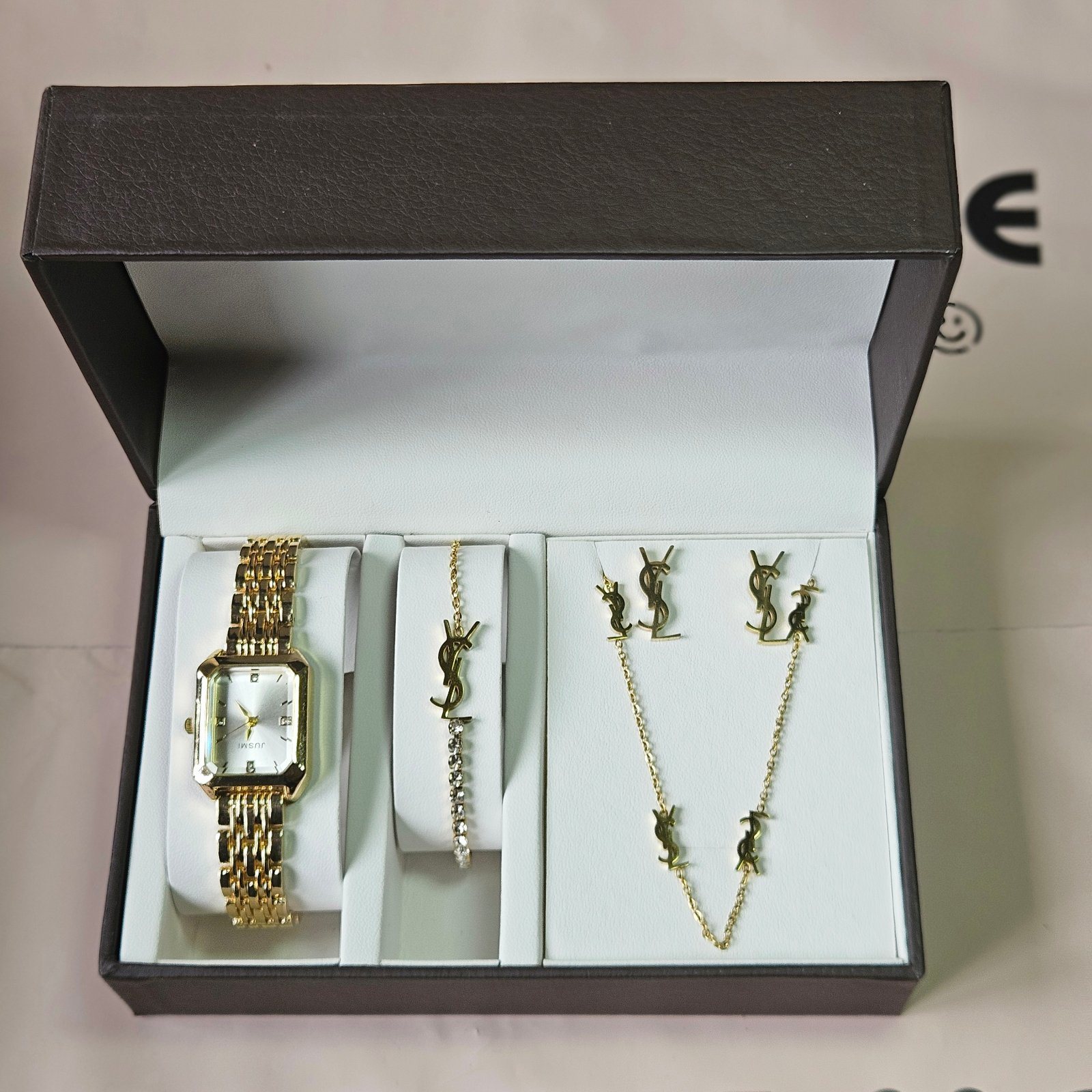 YSL Jewelry Set with Wristwatch