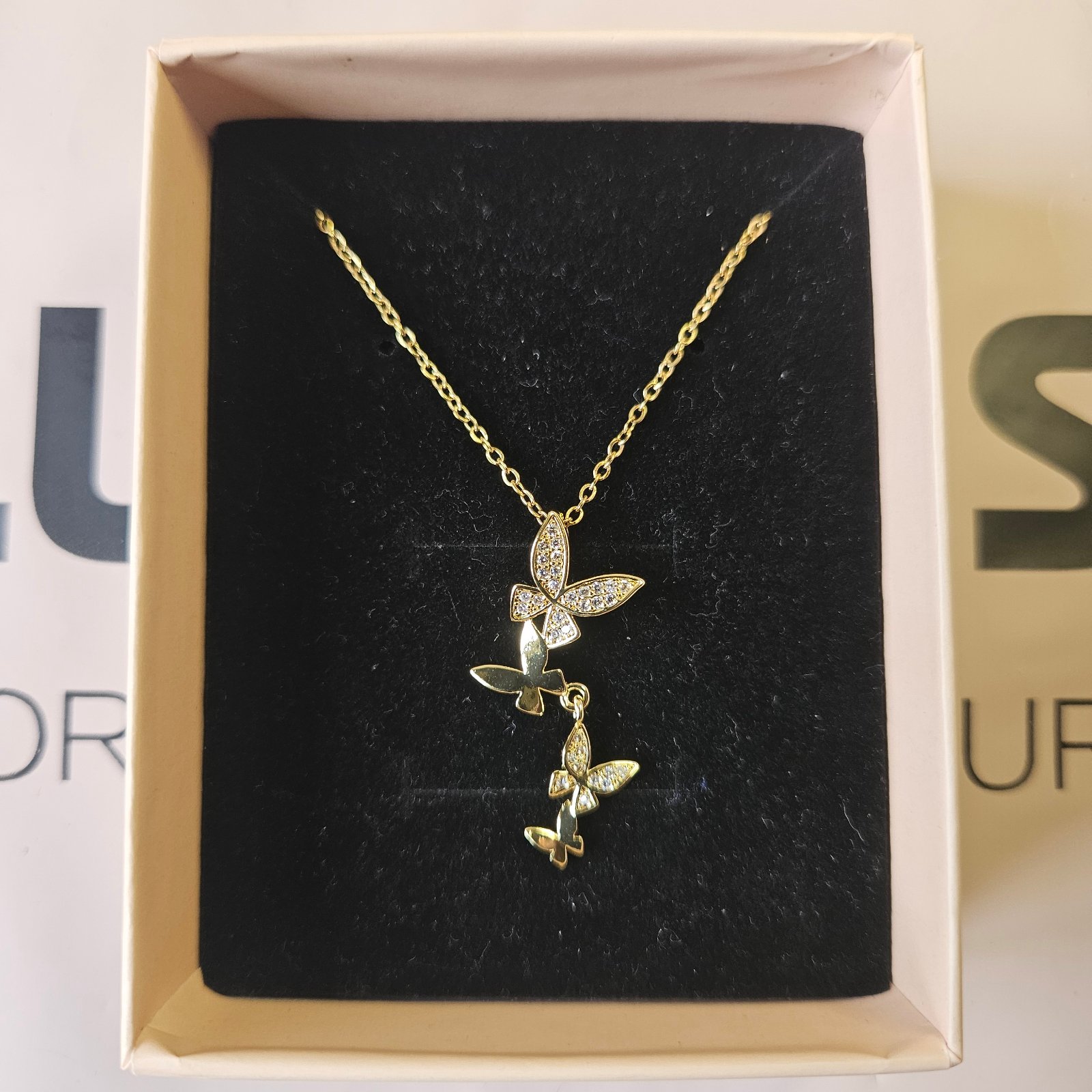 Butterflies Pendant Necklace