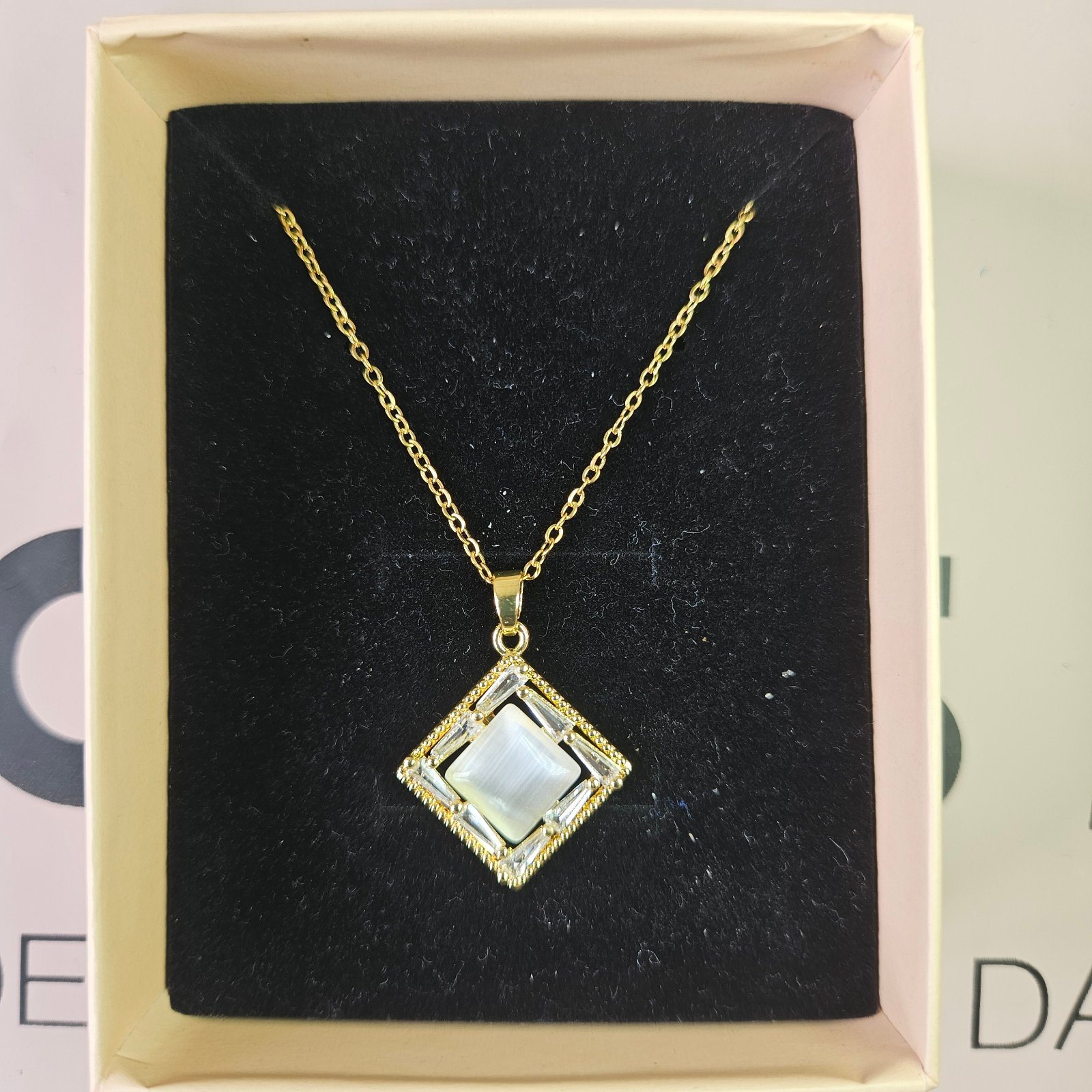 Vintage Square Necklace