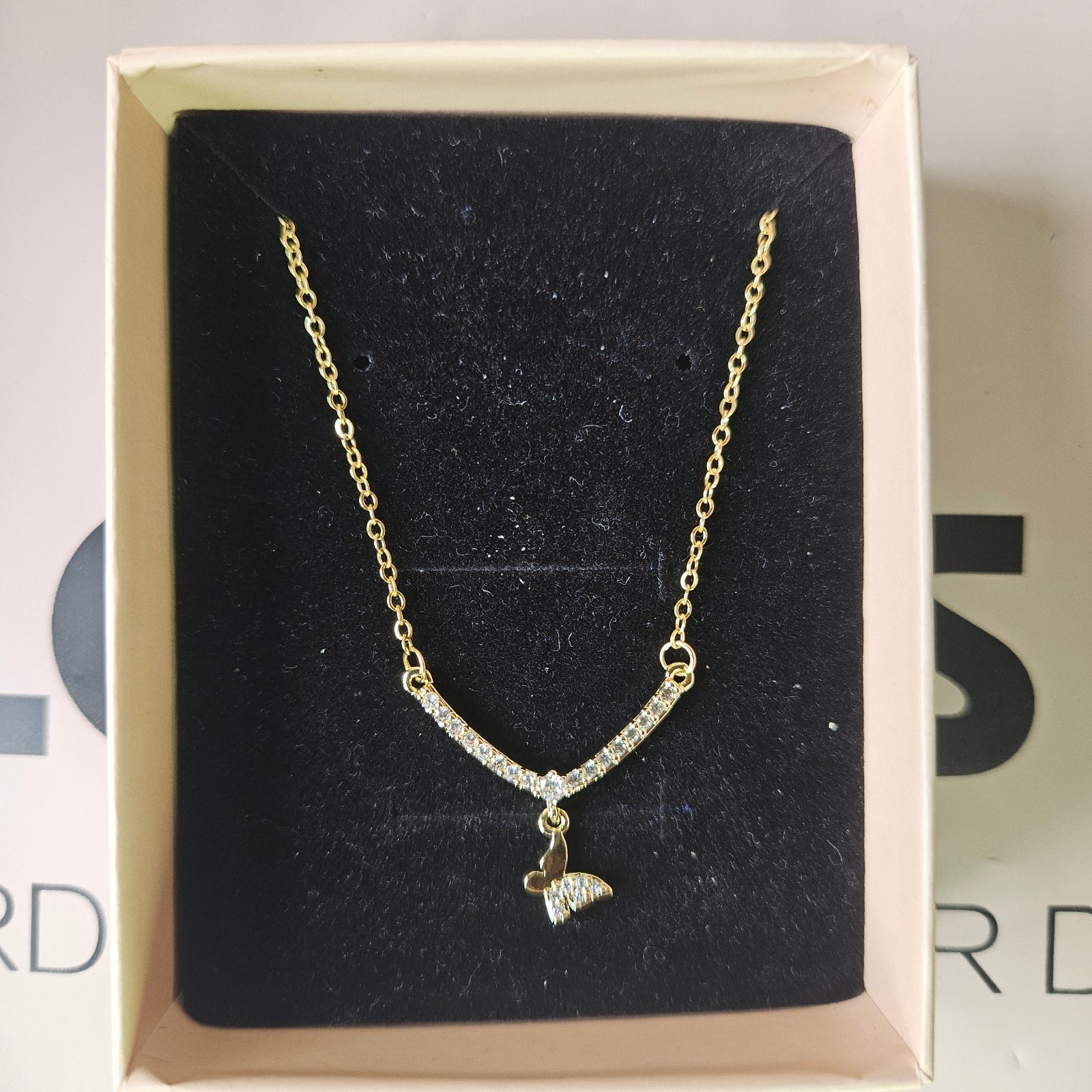 Hanging Butterfly Necklace