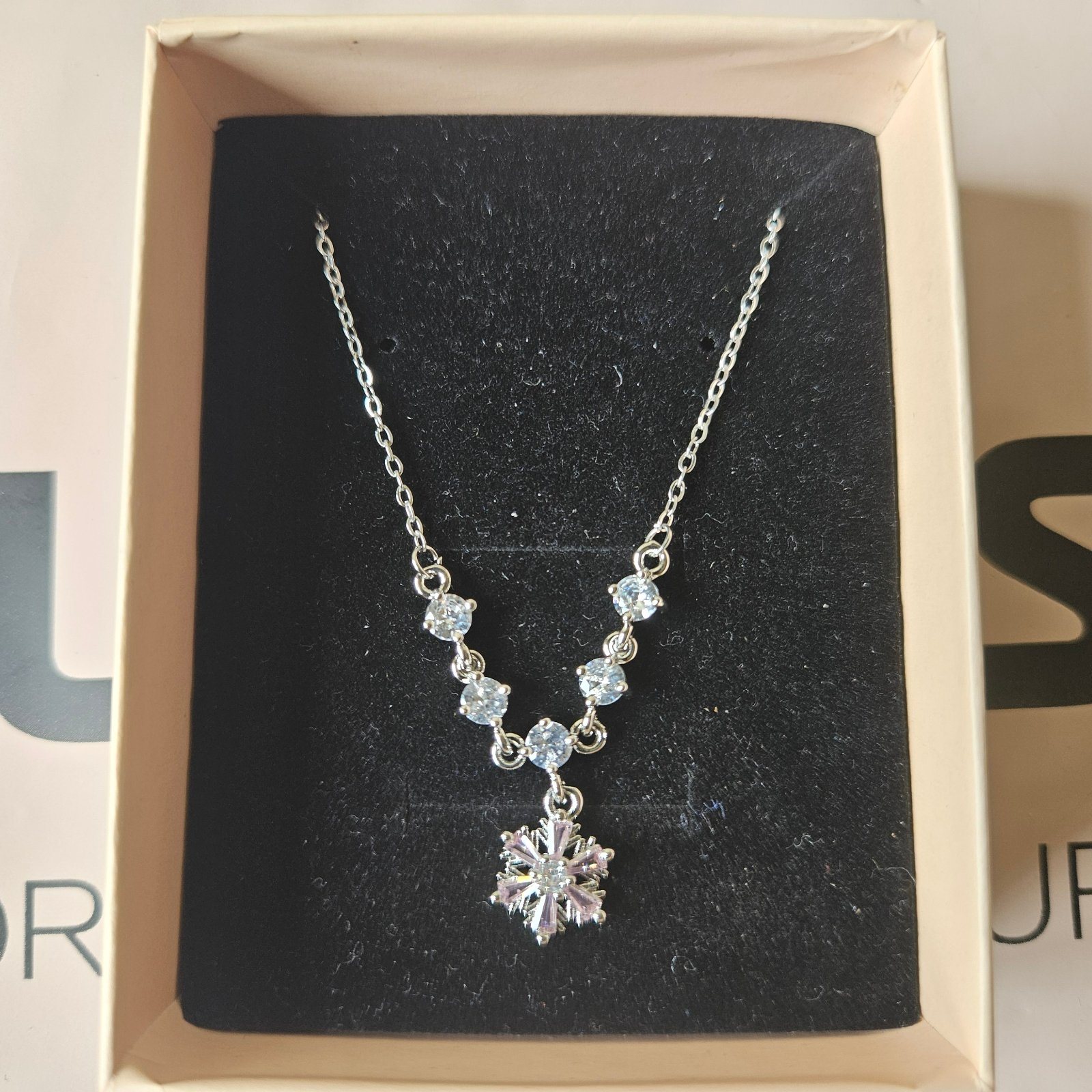 Crystal Snowflake Necklace