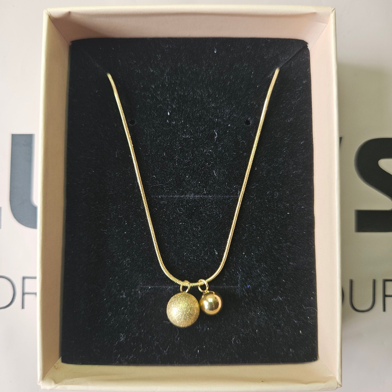 Duo Ball Necklace
