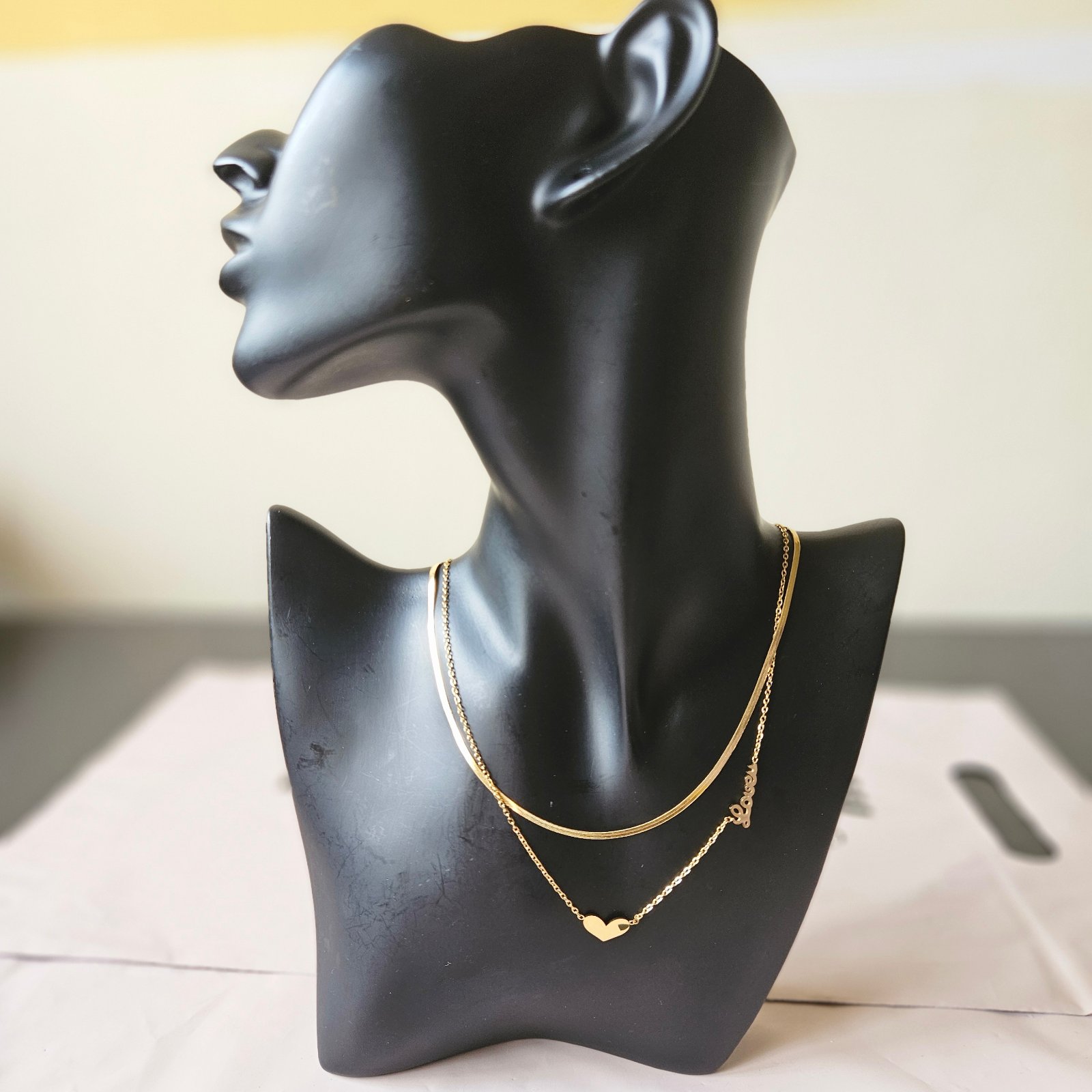 Love Double Chain Necklace