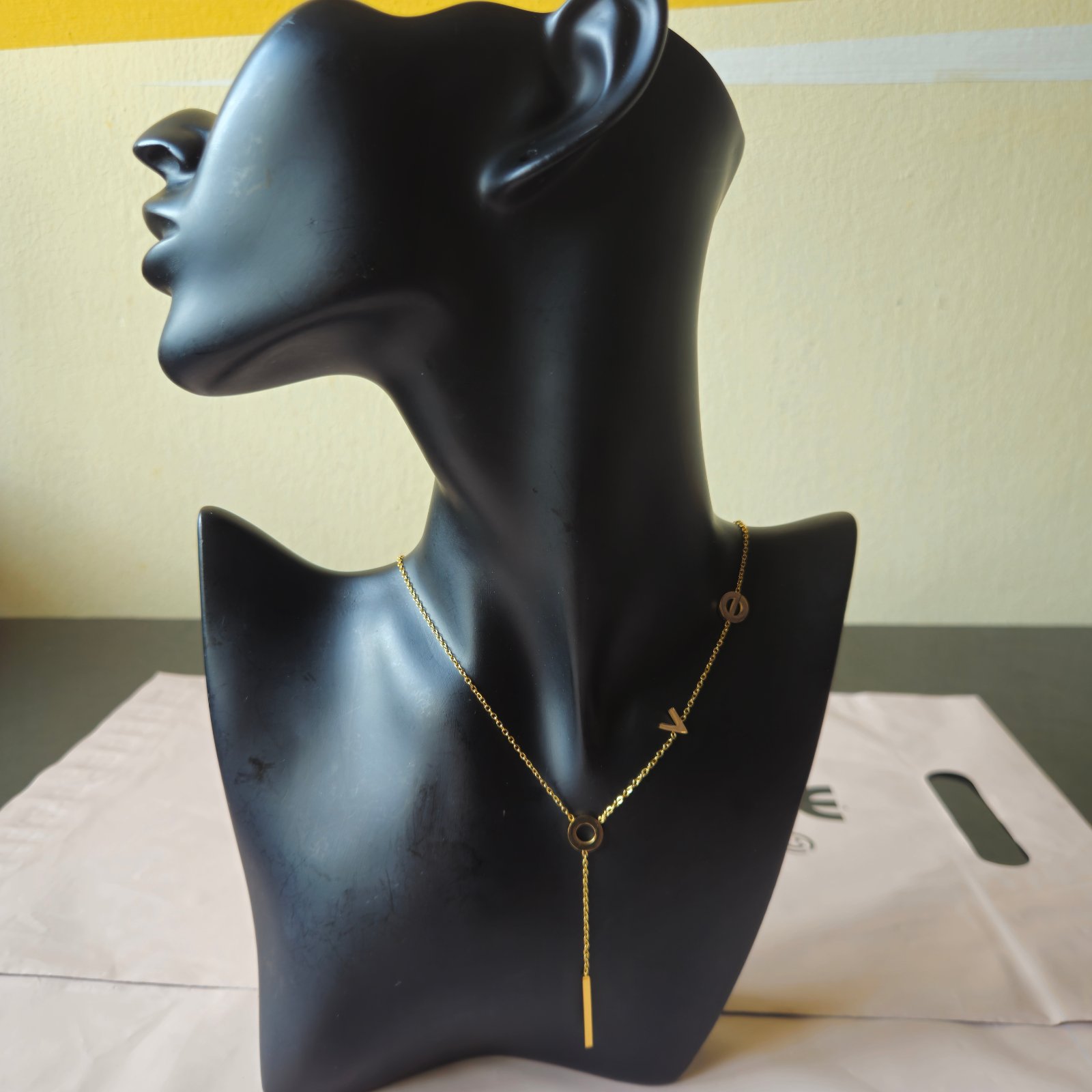 l.o.v.e. Dropping Necklace