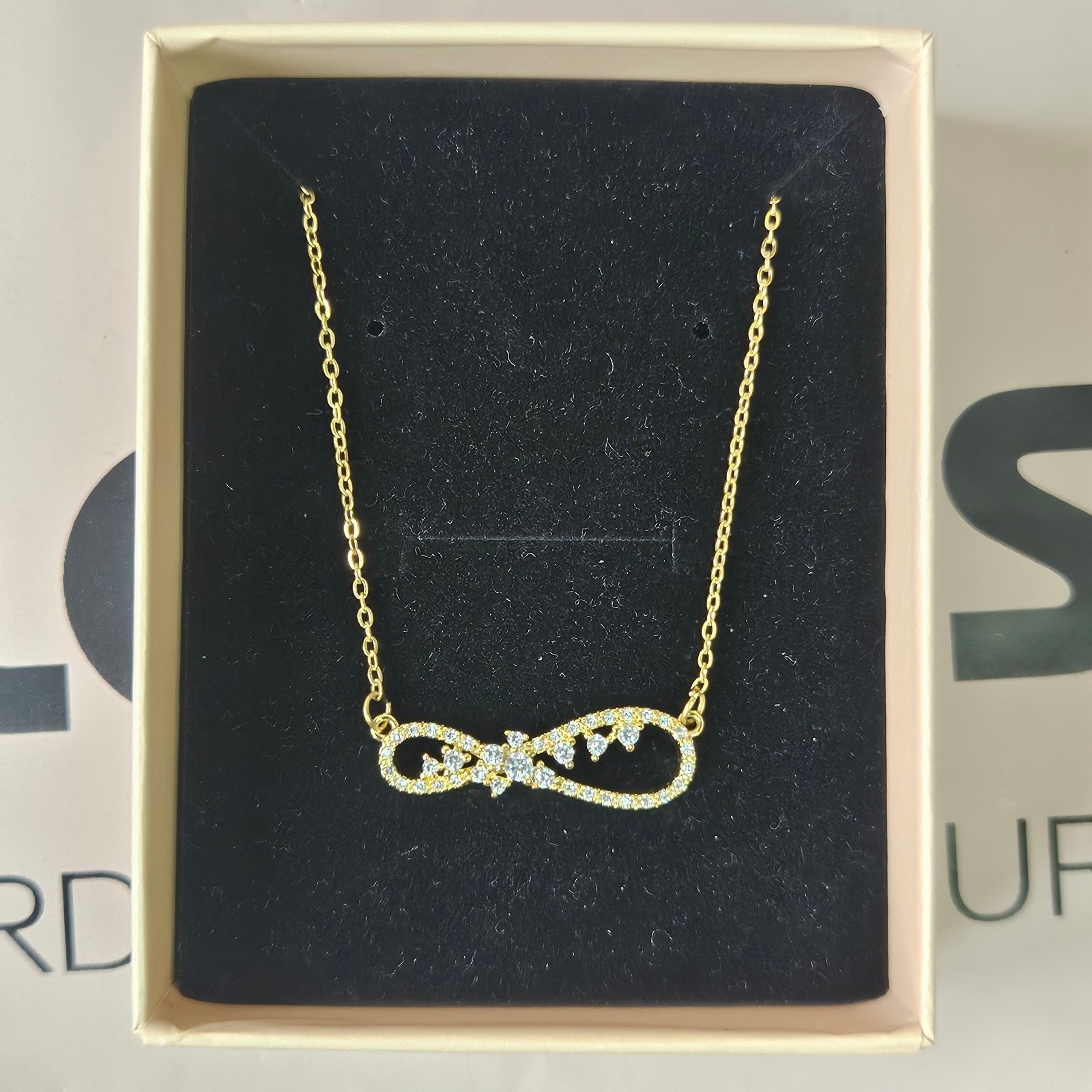 Dazzling Infinity Pendant Necklace