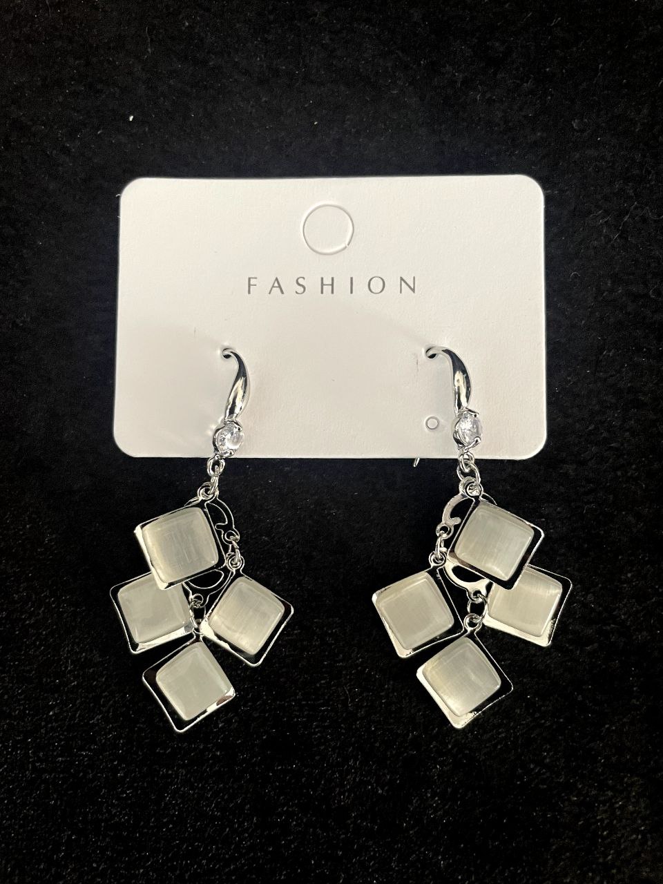 Cluster Squares Earring